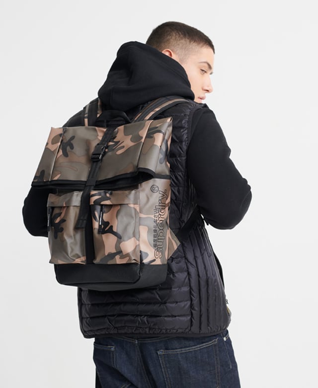 Superdry Roll Top Tarp Backpack