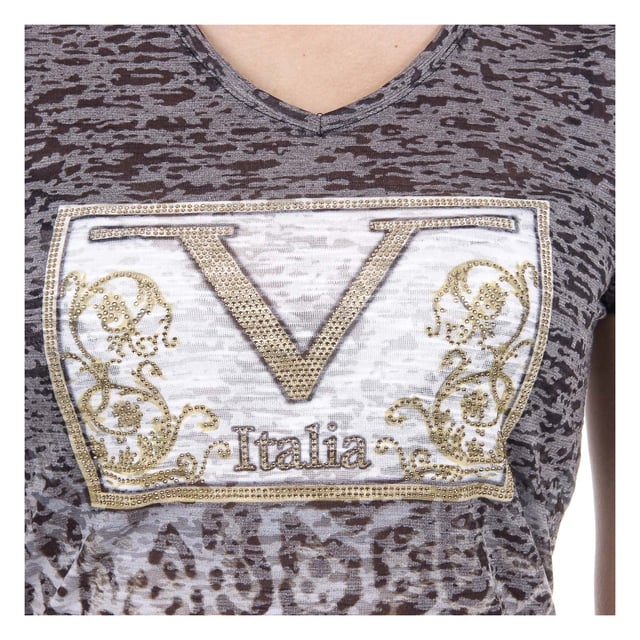 Versace 1969 Italia Gold/Silver T-Shirt  Silver t shirts, Italia shirts,  Fashion