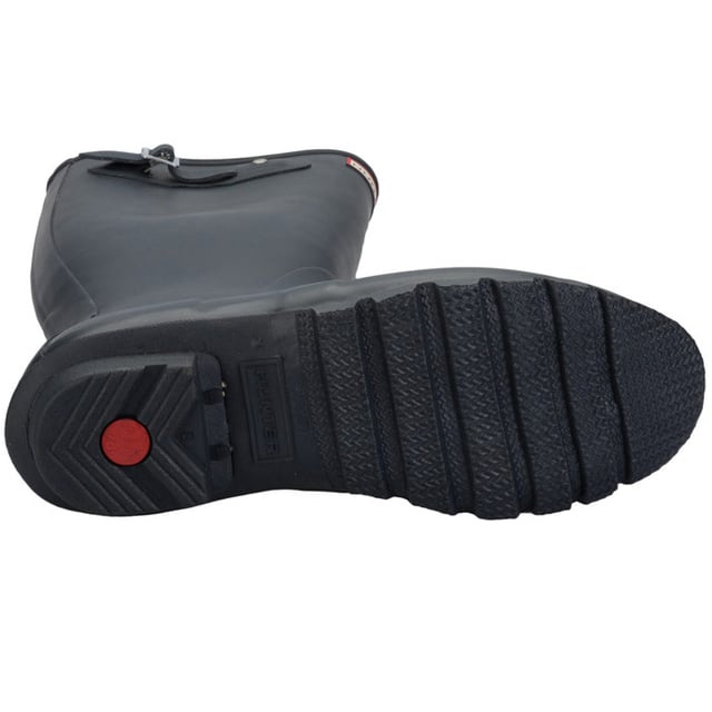 Womens Hunter Original Tall Wellington Boots in navy.<BR><BR> Premium footwear with a great discount.<BR><BR>Hunter are experts when it comes to designing exceptional wellington boots  and these Original Tall boots are reliable  enduring  and undoubtedly stylish. This style is crafted with rubber that’ll keep your feet protected whatever the weather. Ideal for walking the dog or for festivals  you’ll be surprised how dependable they are. Finished in a deep navy hue with the Hunter branding embellished at the top.<BR><BR>Rubber. Textile lining. Rubber outsole.<BR><BR>Ref WFT1000RMANAV