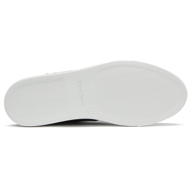 Las zapatillas para hombre Oliver Sweeney Rende son unas zapatillas inteligentes y sofisticadas con una parte superior de cuero suave de primera calidad, en una silueta genuinamente hecha a mano de estilo cancha, completada con un refuerzo frontal elástico. La suela de goma resistente y el forro/plantilla de cuero completo con una almohadilla acolchada en el talón garantizan comodidad y agarre adicionales. Hecho para durar, este estilo contemporáneo no te defraudará.