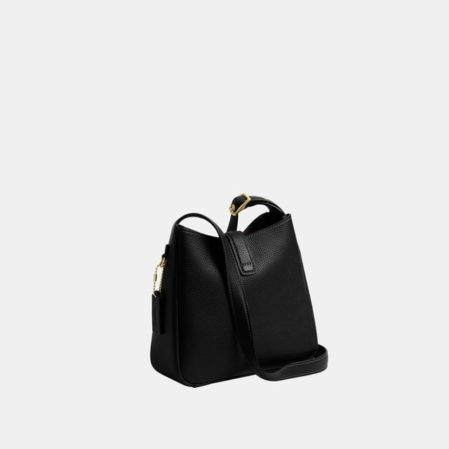 Hadley Mini Crossbody in Pebbled Leather, Inside zip pocket,  Length: 20.00 cm,  Width: 6.50 cm,  Height: 19.00 cm