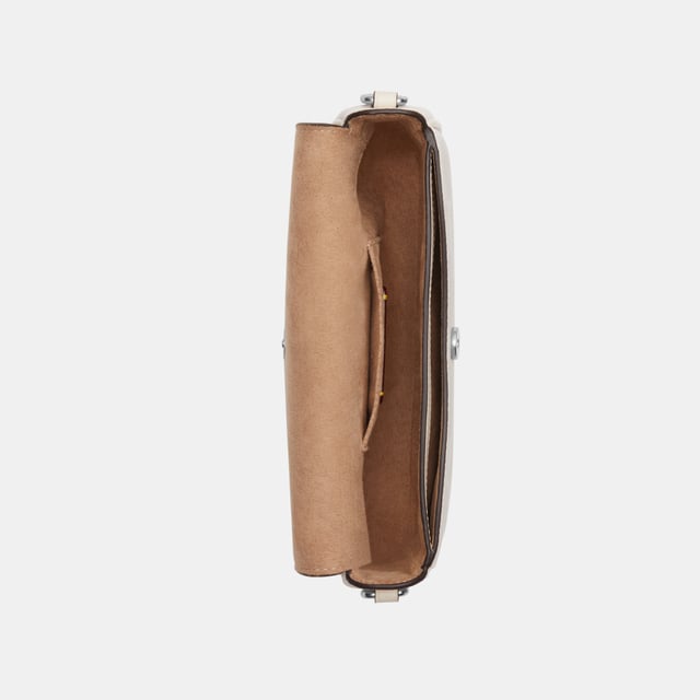 Hailey Flap Bag in Maxi Signature Canvas, Inside open pocket, Outside open pocket,  Length: 20.00 cm,  Width: 5.00 cm,  Height: 11.00 cm