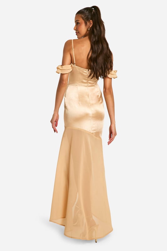 sachin and babi light blue dress Cordelia St Diana Chiffon Overlay Dress - Electric Blue