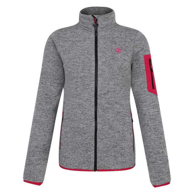 Material: Recycled Polyester. Fabric: Soft Touch. Design: Contrast Trim, Logo, Plain. Fabric Technology: Insulating. Hem: Stretch Binding. Neckline: High-Neck. Sleeve-Type: Long-Sleeved. Cuff: Stretch Binding. Fit: Snug Fit. Pockets: 2 Side Pockets, 1 Sleeve Pocket, Zip. Fastening: Full Zip. 6 UK: 30 in. 8 UK: 32 in. 10 UK: 34 in. 12 UK: 36 in. 14 UK: 38 in. 20 UK: 44 in. 18 UK: 42 in. 16 UK: 40 in.