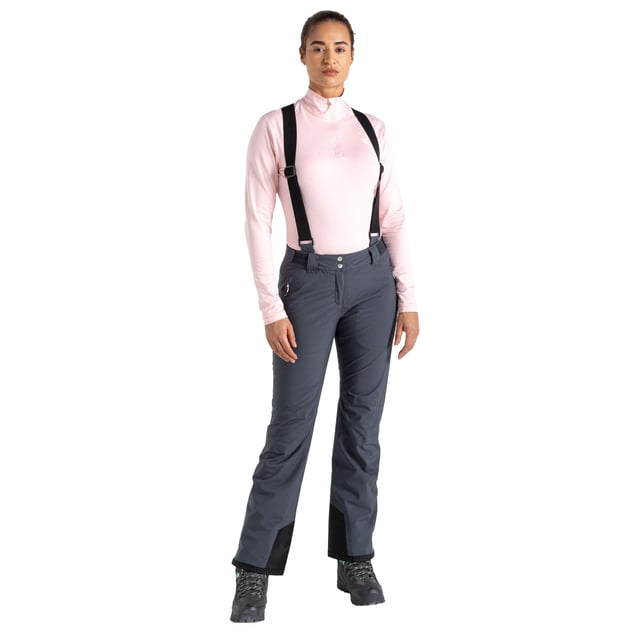 100% Polyester. Fabric: Recycled, Stretch. Fabric Technology: Abrasion Resistant, ARED 20/30, Breathable, Durable, Insulating, Water Repellent, Waterproof. Waistline: Adjustable, High Back. Articulated Knee, Belt Loops, Binding Detail, Detachable Braces, Powder Free, Snow Gaiters, Unrestricted Movement. Design: Contrast Detail, Logo. Fit: Slim. Hem: Tab Up. Fastening: Touch Fastening, Twin Button, Zip Fly.