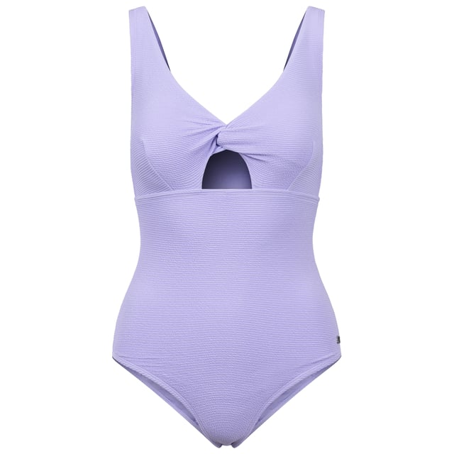 Buitenmateriaal: 88% Polyamide, 12% Elastaan.. Materiaal voering: 85% Polyester, 15% Elastaan. Stof: Stretch, Getextureerd. Ontwerp: Eenvoudig. Halslijn: Diep V. Bevestiging: Pull-On. Merkklinknagel. Gevoerde kruisje, verwijderbare bustevullingen, gedraaide knoop voorkant.