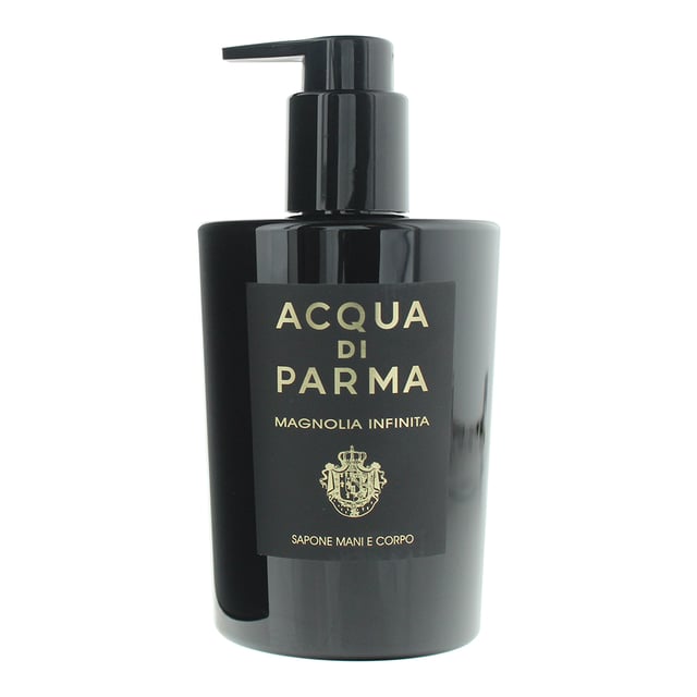 Acqua Di Parma Magnolia Infinita Hand Cream, Infused with the delicate fragrance of magnolia blossoms, delivers intense hydration while leaving a subtle and captivating scent on your skin. Enriched with nourishing ingredients, this hand cream provides long-lasting hydration to dry and rough hands, leaving them feeling velvety soft and deeply moisturised. Inspired by the lush gardens of Italy, the Magnolia Infinita fragrance captures the essence of blooming magnolia flowers, blending notes of magnolia, jasmine, and orange blossom for a floral and uplifting aroma. With each application, your hands are enveloped in a veil of fragrance that evokes the beauty of a Mediterranean garden in full bloom. Despite its rich moisturising properties, the hand cream has a lightweight and non-greasy texture that absorbs quickly into the skin, providing instant relief without leaving behind any residue. Formulated with gentle and skin-friendly ingredients, this hand cream is suitable for all skin types, including sensitive skin.