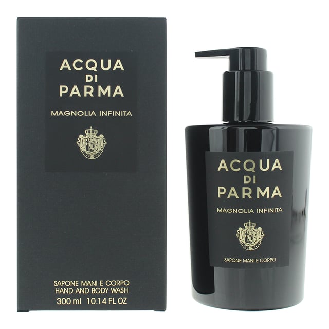 Acqua Di Parma Magnolia Infinita Hand Cream, Infused with the delicate fragrance of magnolia blossoms, delivers intense hydration while leaving a subtle and captivating scent on your skin. Enriched with nourishing ingredients, this hand cream provides long-lasting hydration to dry and rough hands, leaving them feeling velvety soft and deeply moisturised. Inspired by the lush gardens of Italy, the Magnolia Infinita fragrance captures the essence of blooming magnolia flowers, blending notes of magnolia, jasmine, and orange blossom for a floral and uplifting aroma. With each application, your hands are enveloped in a veil of fragrance that evokes the beauty of a Mediterranean garden in full bloom. Despite its rich moisturising properties, the hand cream has a lightweight and non-greasy texture that absorbs quickly into the skin, providing instant relief without leaving behind any residue. Formulated with gentle and skin-friendly ingredients, this hand cream is suitable for all skin types, including sensitive skin.