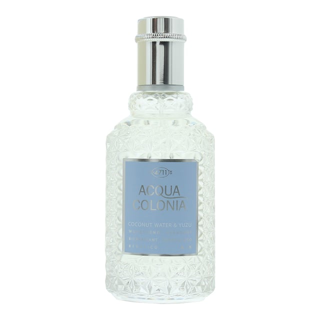 4711 Acqua Colonia Coconut & Yuzu Eau de Cologne 50ml 4711 Acqua Colonia Coconut and Yuzu, launched in 2022, is a Citrus Aromatic fragrance for both men and women by 4711. Perfect for Summer, this fragrance is mostly worn during the day. Created by Philippine Courtiere, this fragrance contains notes of Coconut and Yuzu.