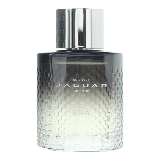 Jaguar Era is a woody spicy fragrance for men, which was launched in 2022 by Jaguar. The fragrance contains top notes of Bergamot, Lemon and Mandarin Orange; with middle notes of Mojito, Spices, Pineapple, Geranium, Lavender, Cardamom and Anise; and base notes of Sandalwood, Virginia Cedar, Cedar Needles, Patchouli, Cedar, Amber and Musk. Housed in a unique and eye catching bottle, the Jaguar philosophy stands out from the look of the packaging right through the fragrance it's self, which is modern, zesty, spicy and suave.