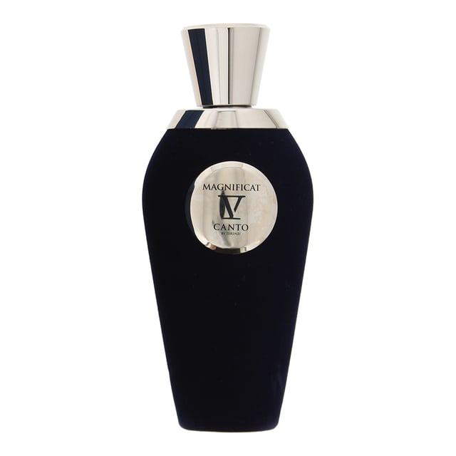 Magnificat by V Canto is an Amber fragrance for women and men created by Paolo Terenzi and launched in 2015. This scent opens with a luxurious blend of Amber, Rose, and Ylang-Ylang, creating an exotic, floral warmth. The heart reveals a captivating mix of Amber, Cotton Candy, Sandalwood, and Geranium, adding a sweet, creamy, and earthy complexity. As it settles, the fragrance deepens with a rich base of Incense, Benzoin, Vanilla, Sandalwood, Patchouli, and Musk, offering a warm, resinous, and sensual finish. Perfect for those who enjoy a bold and comforting fragrance with layers of amber, sweetness, and woody depth.