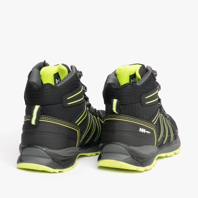 Helly Hansen Helly Hansen ADDVIS MID Mens Safety Boots Black/Yellow

 Upper Material: Leather/Fabric

Lining Material: Textile

Sole Material: Rubber/EVA

Closure/Fastening: Lace-Up

Features: Comfort

Toe Shape: Round

Shoe Width: Regular

Item Weight: 1.558 KG

Heel Height: Flat (Under 2.5cm)

Boot Style: Safety Boots

Safety Features: Composite Toe Cap,Anti-Penetration Mid Sole,Slip Resistant Sole

Safety Standard: EN 20345 S3

Gift Boxed: No

Safety Classification: S3
Product Code: 78267_993