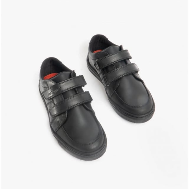 Hush Puppies SANTOS Boys Leather School Shoes Black

 Upper Material: Leather

Lining Material: Fabric

Sole Material: Rubber

Closure/Fastening: Touch Fasten

Features: Comfort

Toe Shape: Round

Shoe Width: Regular

Item Weight: 1.066 KG

Heel Height: Flat (Under 2.5cm)

Shoe Shaft Height: Low Top

Shoe Style: School

Gift Boxed: No
Product Code: 32574-55712