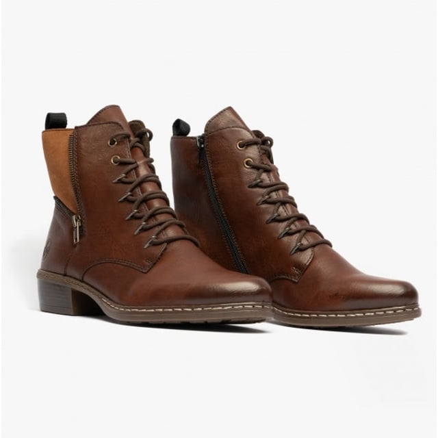 Rieker Rieker Y0800-24 Womens Boots Brown

 Upper Material: Synthetic

Lining Material: Faux Fur

Sole Material: RIRICON-sole

Closure/Fastening: Lace-Up,Zip

Features: Warm Lining

Toe Shape: Round

Shoe Width: Relaxed

Item Weight: 1 KG

Heel Height: Low (2.5-4.9cm)

Boot Style: Ankle Boots

Gift Boxed: No
Product Code: Y0800-24