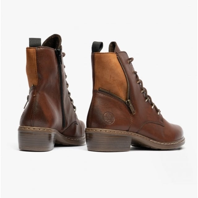 Rieker Rieker Y0800-24 Womens Boots Brown

 Upper Material: Synthetic

Lining Material: Faux Fur

Sole Material: RIRICON-sole

Closure/Fastening: Lace-Up,Zip

Features: Warm Lining

Toe Shape: Round

Shoe Width: Relaxed

Item Weight: 1 KG

Heel Height: Low (2.5-4.9cm)

Boot Style: Ankle Boots

Gift Boxed: No
Product Code: Y0800-24