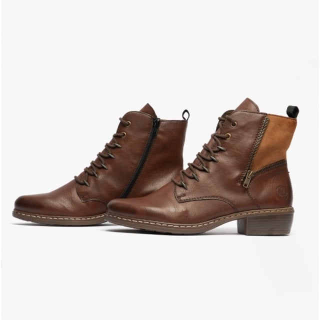 Rieker Rieker Y0800-24 Womens Boots Brown

 Upper Material: Synthetic

Lining Material: Faux Fur

Sole Material: RIRICON-sole

Closure/Fastening: Lace-Up,Zip

Features: Warm Lining

Toe Shape: Round

Shoe Width: Relaxed

Item Weight: 1 KG

Heel Height: Low (2.5-4.9cm)

Boot Style: Ankle Boots

Gift Boxed: No
Product Code: Y0800-24