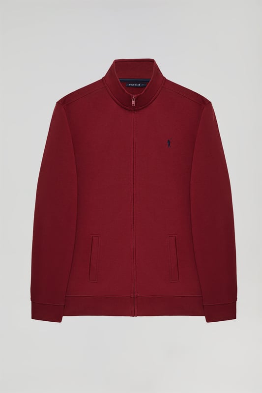 Polo Club setzt weiterhin auf Kleidungsstücke, wie das Sweatshirt mit Reißverschluss im sportlichen Stil. Dieses Sweatshirt ist aus Baumwolle hergestellt, die Innenseite ist nicht aufgeraut. Ideal in Kombination mit einer Jogginghose, Jeanshose oder Chinohose. Hoher Kragen. Reißverschluss an der Vorderseite. Zwei Vordertaschen. Bund und Manschetten gerippt. Rigby Go-Stickerei auf der linken Brustseite.