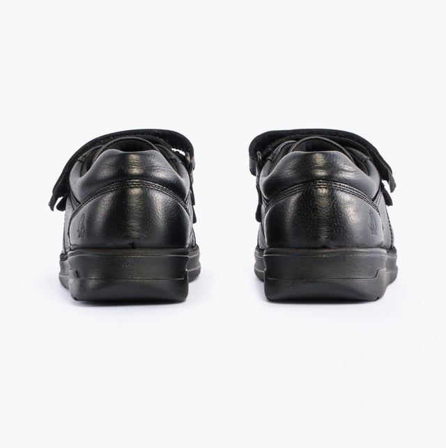 Hush Puppies RYAN Boys Leather School Shoes Black

 Upper Material: Leather

Lining Material: Textile

Sole Material: TPR

Closure/Fastening: Touch Fasten

Features: Comfort,Memory Foam,Breathable

Toe Shape: Round

Shoe Width: Regular

Item Weight: 1.057 KG

Heel Height: Flat (Under 2.5cm)

Shoe Shaft Height: Low Top

Shoe Style: School

Gift Boxed: No
Product Code: HP_RYAN_BLK