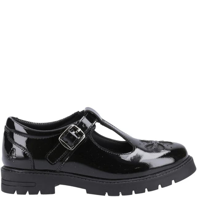 Hush Puppies FIONA Girls Leather School Shoes Patent Black

 Upper Material: Patent Leather

Lining Material: Textile

Sole Material: TPR

Closure/Fastening: Buckle

Features: Comfort,Breathable

Toe Shape: Round

Shoe Width: Regular

Item Weight: 0.81 KG

Heel Height: Low (2.5-4.9cm)

Shoe Style: School

Gift Boxed: No
Product Code: HP_FIONA_BLKPAT
