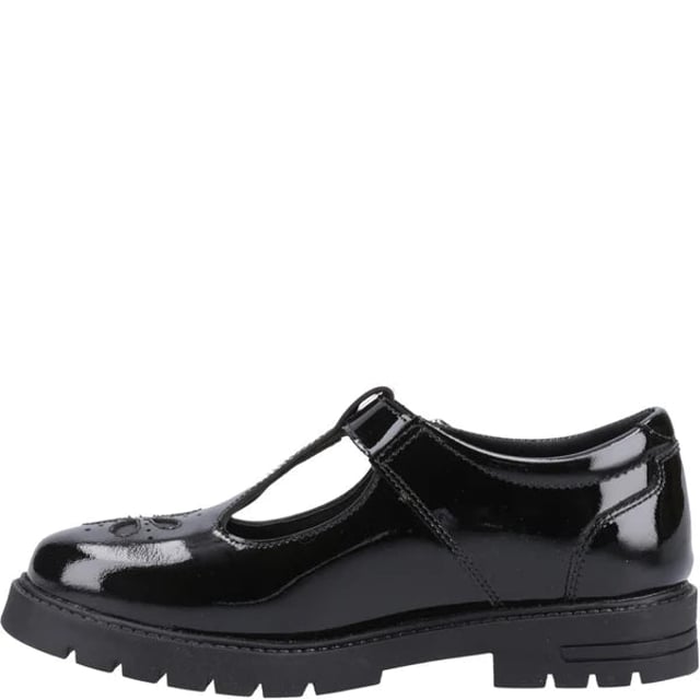 Hush Puppies FIONA Girls Leather School Shoes Patent Black

 Upper Material: Patent Leather

Lining Material: Textile

Sole Material: TPR

Closure/Fastening: Buckle

Features: Comfort,Breathable

Toe Shape: Round

Shoe Width: Regular

Item Weight: 0.81 KG

Heel Height: Low (2.5-4.9cm)

Shoe Style: School

Gift Boxed: No
Product Code: HP_FIONA_BLKPAT