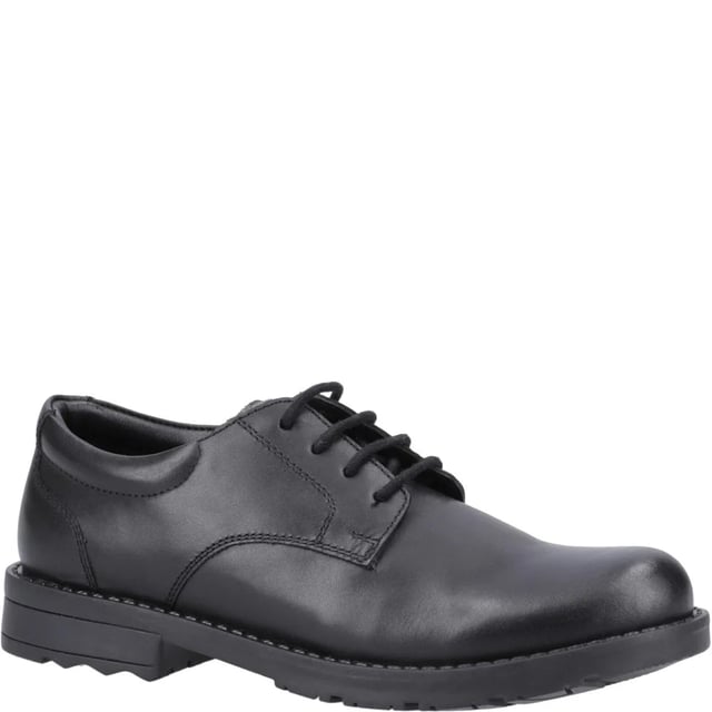 Hush Puppies BRUNO Boys Leather School Shoes Black

 Upper Material: Leather

Lining Material: Textile

Sole Material: Rubber

Closure/Fastening: Lace-Up

Features: Comfort,Breathable

Toe Shape: Round

Shoe Width: Regular

Item Weight: 1.088 KG

Heel Height: Low (2.5-4.9cm)

Shoe Shaft Height: Low Top

Shoe Style: School

Gift Boxed: No
Product Code: HP_BRUNO_BLK