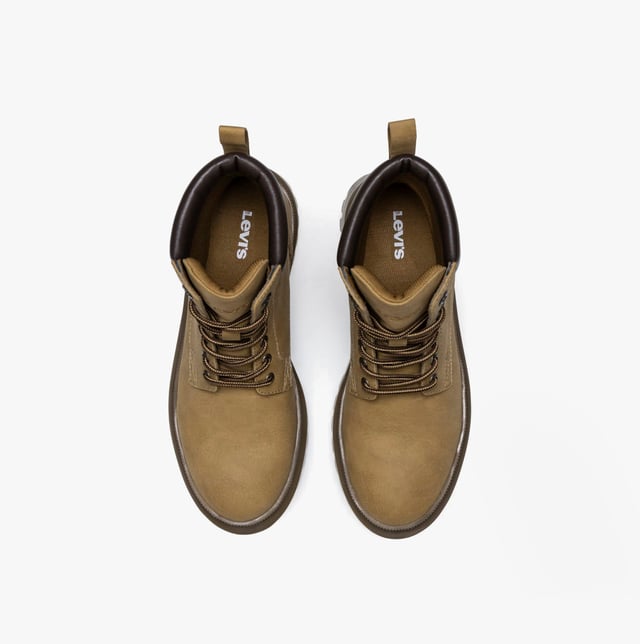 Levi's LENNOX Womens Boots Medium Yellow Levi's Levi's LENNOX Womens Boots Medium Yellow
Upper Material: PU
Lining Material: Textile
Sole Material: Rubber
Closure/Fastening: Lace-Up
Features: Comfort
Toe Shape: Round
Shoe Width: Regular
Item Weight: 1.1 KG
Heel Height: Low (2.5-4.9cm)
Shoe Shaft Height: Ankle
Boot Style: Ankle Boots
Gift Boxed: No
Product Code: 235878-794-74