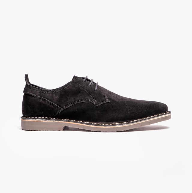 Popps JONAS Mens Lace-Up Desert Shoes Black

 Upper Material: Suede

Lining Material: Textile

Sole Material: PVC

Closure/Fastening: Lace-Up

Features: Comfort,Breathable

Toe Shape: Round

Shoe Width: Regular

Item Weight: 0.8 KG

Heel Height: Flat (Under 2.5cm)

Shoe Shaft Height: Low Top

Shoe Style: Casual

Gift Boxed: No
Product Code: JONAS-BLK