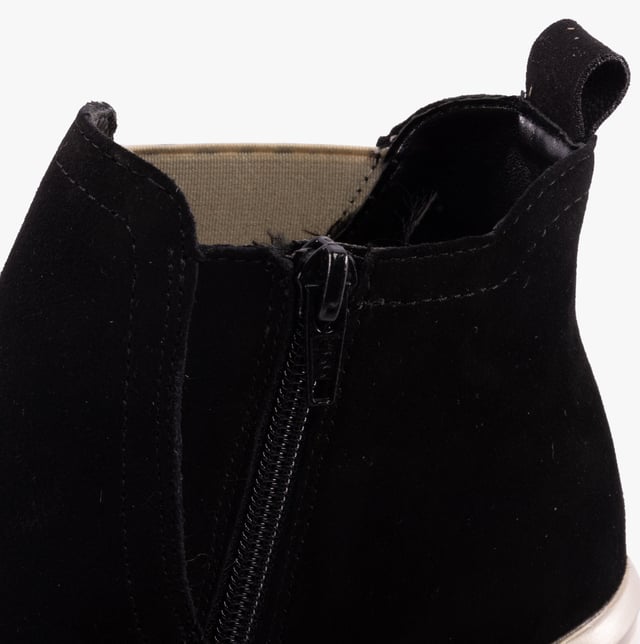 Remonte Remonte D0T75-03 Womens Boots Black

 Upper Material: Suede

Lining Material: Textile

Sole Material: Rubber

Closure/Fastening: Pull-On

Features: Comfort

Heel Type: Wedge

Toe Shape: Round

Shoe Width: Wide

Item Weight: 0.794 KG

Heel Height: Medium (5-7.4cm)

Shoe Shaft Height: Ankle

Boot Style: Ankle Boots

Gift Boxed: No
Product Code: D0T75-03