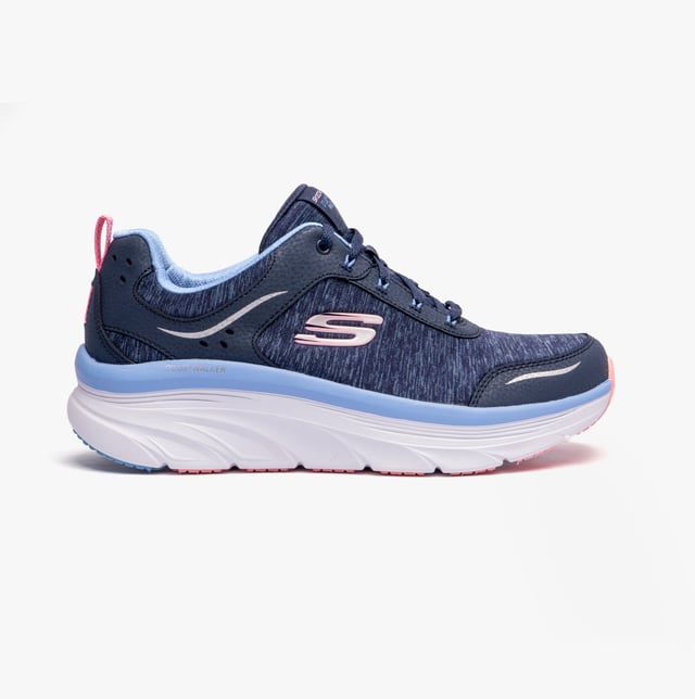 Skechers 149336 D'LUX WALKER-COOL GROOVE Ladies Trainers Blue

 Upper Material: Synthetic

Closure/Fastening: Lace-Up

Features: Machine Washable

Toe Shape: Round

Shoe Width: Regular

Item Weight: 0.5 KG

Heel Height: Flat (Under 2.5cm)
Product Code: 149336/NVMT