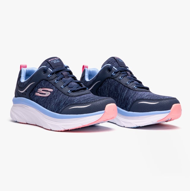 Skechers 149336 D'LUX WALKER-COOL GROOVE Ladies Trainers Blue

 Upper Material: Synthetic

Closure/Fastening: Lace-Up

Features: Machine Washable

Toe Shape: Round

Shoe Width: Regular

Item Weight: 0.5 KG

Heel Height: Flat (Under 2.5cm)
Product Code: 149336/NVMT