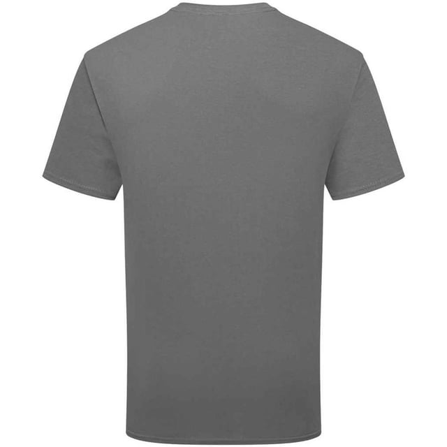 Fruit of the Loom Unisex Adult Cotton T-Shirt (Light Graphite) 100% Combed Ring-Spun Natural Cotton. Design: Plain. Neckline: Crew Neck, Ribbed Collar. Sleeve-Type: Short-Sleeved. Cuff: Twin Needle Stitch. Hem: Twin Needle Stitch. Self-fabric Shoulder-To-Shoulder Taping, Tearaway Label, Twin Needle Sleeves. Fit: Classic. 180gsm. Sustainability: Amfori, Better Cotton Initiative, BSCI, Fair Labor Association, Oeko-Tex Standard 100 Certified. S: 37 in. M: 40 in. L: 43 in. XL: 46 in. XXL: 49 in. 3XL: 52 in.