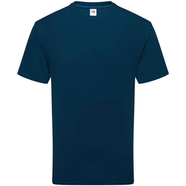 100% Combed Ring-Spun Natural Cotton. Design: Plain. Neckline: Crew Neck, Ribbed Collar. Sleeve-Type: Short-Sleeved. Cuff: Twin Needle Stitch. Hem: Twin Needle Stitch. Self-fabric Shoulder-To-Shoulder Taping, Tearaway Label, Twin Needle Sleeves. Fit: Classic. 180gsm. Sustainability: Amfori, Better Cotton Initiative, BSCI, Fair Labor Association, Oeko-Tex Standard 100 Certified. S: 37 in. M: 40 in. L: 43 in. XL: 46 in. XXL: 49 in. 3XL: 52 in.