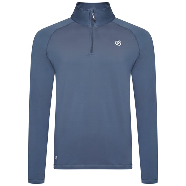 97% Polyester, 3% Elastane. Fabric: Brushed, Ilus Core Stretch, Knitted. Design: Logo, Plain. Fastening: Half Zip, Zip Guard. Sleeve-Type: Long-Sleeved. Neckline: Zip Neck. Fabric Technology: Four Way Stretch, Lightweight. Chin Guard, Quick Dry. XS: 36 in. S: 38 in. M: 40 in. L: 42 in. XL: 44 in. XXL: 48 in. 3XL: 51 in. 4XL: 54 in. 5XL: 57 in. 6XL: 60 in.