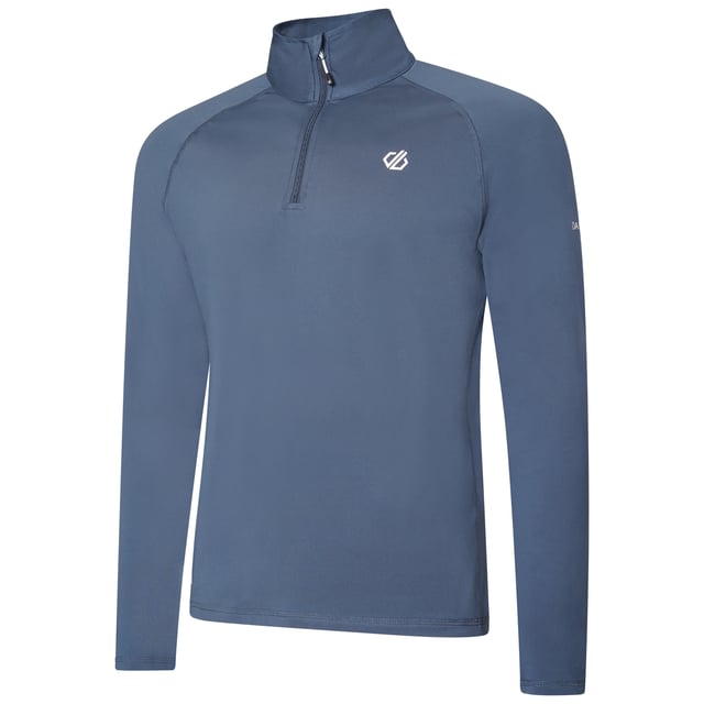 97% Polyester, 3% Elastane. Fabric: Brushed, Ilus Core Stretch, Knitted. Design: Logo, Plain. Fastening: Half Zip, Zip Guard. Sleeve-Type: Long-Sleeved. Neckline: Zip Neck. Fabric Technology: Four Way Stretch, Lightweight. Chin Guard, Quick Dry. XS: 36 in. S: 38 in. M: 40 in. L: 42 in. XL: 44 in. XXL: 48 in. 3XL: 51 in. 4XL: 54 in. 5XL: 57 in. 6XL: 60 in.