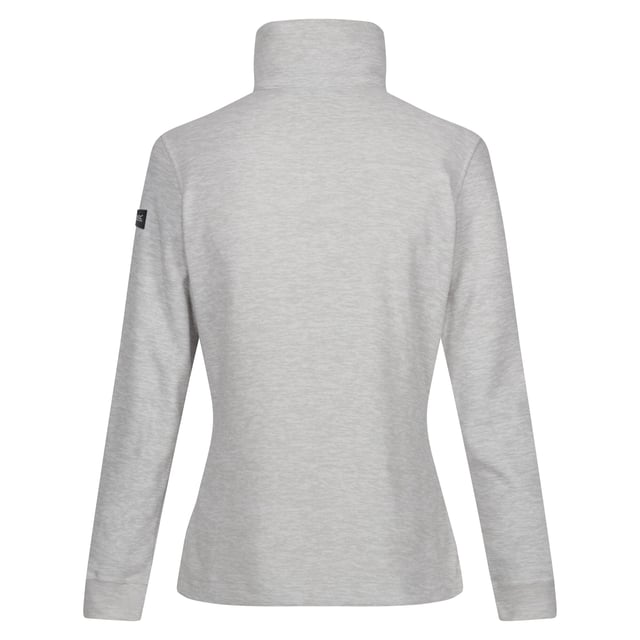 Material: Polyester. Fabric: Fleece, Marl. Design: Textured. 145gsm. Fabric Technology: Breathable, Durable. Sleeve-Type: Long-Sleeved. Neckline: Turn Down Collar. Pockets: 2 Side Pockets, Zip. Fastening: Full Zip. Sustainability: Made from Recycled Materials. 8 UK: 32 in. 10 UK: 34 in. 12 UK: 36 in. 14 UK: 38 in. 20 UK: 45 in. 18 UK: 43 in. 16 UK: 40 in.