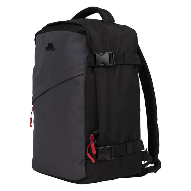 Buitenste materialen: 100% Polyester. Lengte: 40cm. Breedte: 25cm. Voering: PU-coating. Verstelbare schouderriem, draaghendels, laptopvak, meeneemverpakking, bagagesteelband op wieltjes. Bevestiging: Ritssluiting. Ontwerp: Logo, eenvoudig. Compartimenten: 1 Hoofdcompartiment. Zakken: Mesh Pocket. Capaciteit: 20L. Diepte: 20cm. Shell: PU-coating.