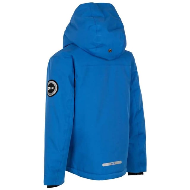 Shell: Polyester, PU Membrane. Filling: Down-Touch, Polyester. Lining: Polyamide, Polyester. Design: Contrast Detail, Sleeve Print, Text. Fabric Technology: Durable, Stretch. Detachable Snowskirt, Reflective Detail. Neckline: Hooded. Sleeve-Type: Long-Sleeved. Hood Features: Detachable Hood. Pockets: 2 Side Pockets, 1 Chest Pocket, Zip, Ski Pass Pocket, Sleeve. Fastening: Water Repellent Zip. Hem: Drawcord. 11-12 Years: 31 in. 7-8 Years: 26 in. 5-6 Years: 24 in. 3-4 Years: 22 in. 2-3 Years: 21 in. 9-10 Years: 28 in.