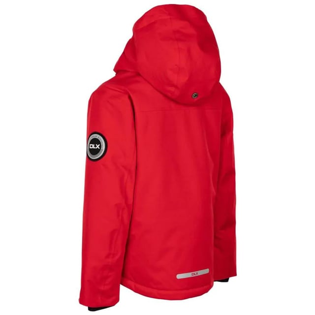 Shell: Polyester, PU Membrane. Filling: Down-Touch, Polyester. Lining: Polyamide, Polyester. Design: Contrast Detail, Sleeve Print, Text. Fabric Technology: Durable, Stretch. Detachable Snowskirt, Reflective Detail. Neckline: Hooded. Sleeve-Type: Long-Sleeved. Hood Features: Detachable Hood. Pockets: 2 Side Pockets, 1 Chest Pocket, Zip, Ski Pass Pocket, Sleeve. Fastening: Water Repellent Zip. Hem: Drawcord. 11-12 Years: 31 in. 7-8 Years: 26 in. 5-6 Years: 24 in. 3-4 Years: 22 in. 2-3 Years: 21 in. 9-10 Years: 28 in.