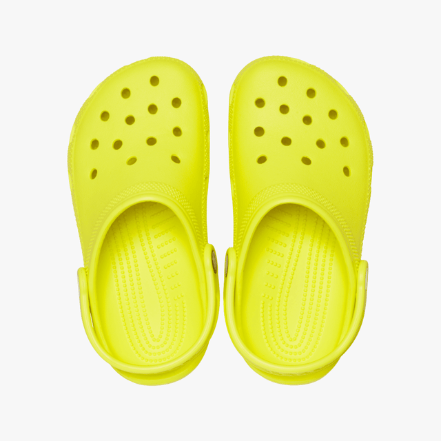 Crocs 206991-76M KIDS CLASSIC Kids Clogs Acidity

 Upper Material: Croslite

Lining Material: Croslite

Sole Material: Croslite

Closure/Fastening: Slip-On

Features: Comfort,Lightweight

Toe Shape: Round

Shoe Width: Regular

Item Weight: 0.8 KG

Heel Height: Low (2.5-4.9cm)

Sandal Style: Clog

Gift Boxed: No
Product Code: 206991-76M