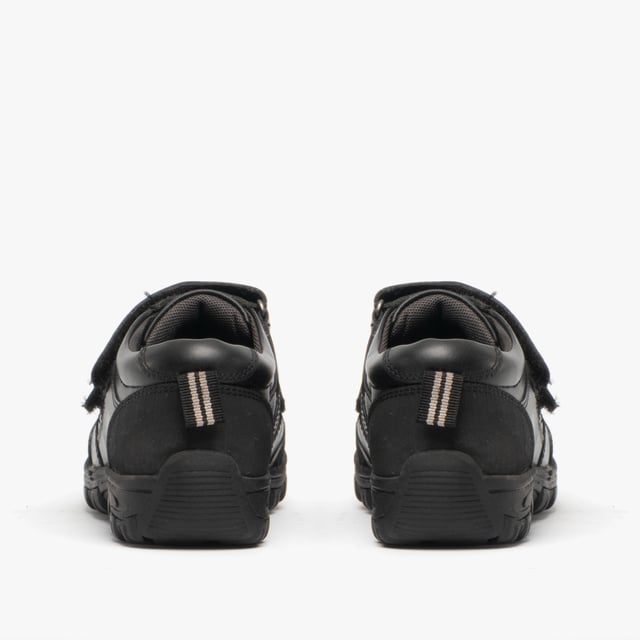 Roamers WILFRED Boys Black Leather Touch Fasten Shoes

 Upper Material: Leather

Closure/Fastening: Touch Fasten

Features: Comfort

Toe Shape: Round

Shoe Width: Regular

Item Weight: 0.53 KG

Heel Height: Flat (Under 2.5cm)

Shoe Style: School

Gift Boxed: No
Product Code: B697A