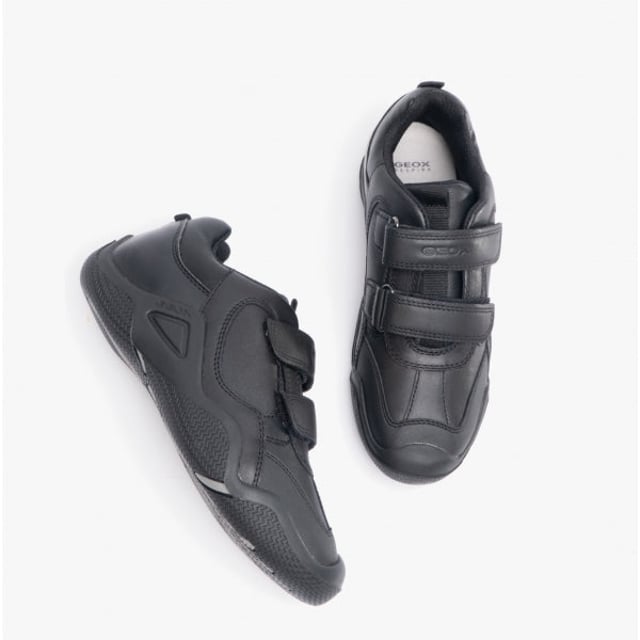 GEOX WADER Boys Leather Touch Fasten School Shoes Black

 Upper Material: Leather

Lining Material: Fabric

Sole Material: Rubber

Closure/Fastening: Touch Fasten

Features: Comfort,Breathable,Adjustable Strap

Toe Shape: Round

Shoe Width: Regular

Item Weight: 0.5 KG

Heel Height: Flat (Under 2.5cm)

Shoe Shaft Height: Low Top

Shoe Style: School

Gift Boxed: No
Product Code: J8430A-043BC-C9999