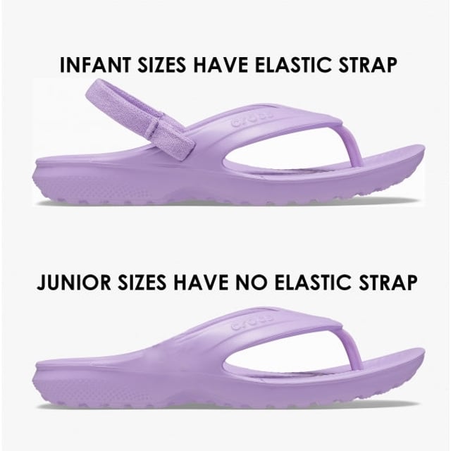 Crocs 202871-5PR CLASSIC FLIP Kids Sandals Orchid

 Upper Material: Synthetic

Lining Material: Synthetic

Sole Material: Synthetic

Closure/Fastening: Slip-On

Features: Shower Proof,Lightweight

Toe Shape: Round

Shoe Width: Regular

Item Weight: 0.5 KG

Heel Height: Flat (Under 2.5cm)

Sandal Style: Sandals

Gift Boxed: No
Product Code: 202871-5PR