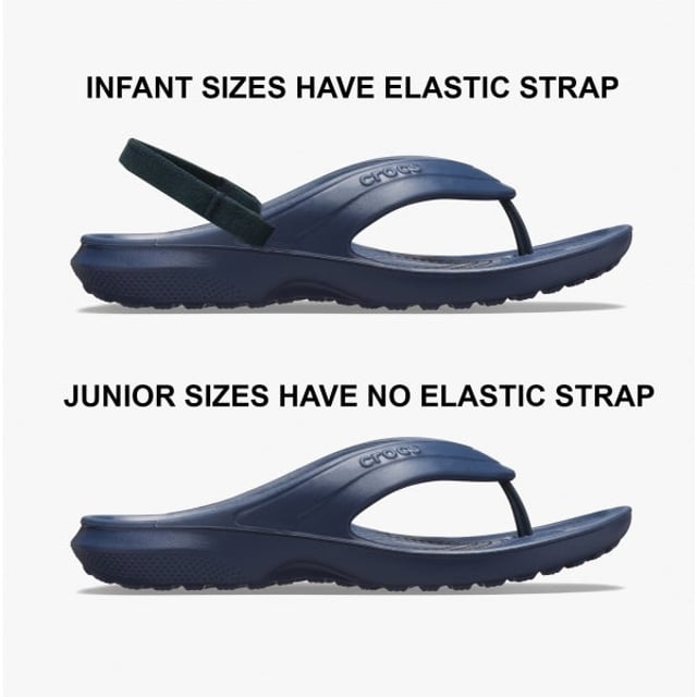 Crocs 202871-410 CLASSIC FLIP Kids Sandals Navy

 Upper Material: Croslite

Lining Material: Croslite

Sole Material: Croslite

Closure/Fastening: Slip-On

Features: Comfort

Toe Shape: Round

Shoe Width: Regular

Item Weight: 0.3 KG

Heel Height: Flat (Under 2.5cm)

Sandal Style: Sandals

Gift Boxed: No
Product Code: 202871-410
