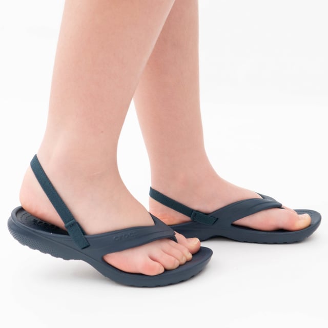 Crocs 202871-410 CLASSIC FLIP Kids Sandals Navy

 Upper Material: Croslite

Lining Material: Croslite

Sole Material: Croslite

Closure/Fastening: Slip-On

Features: Comfort

Toe Shape: Round

Shoe Width: Regular

Item Weight: 0.3 KG

Heel Height: Flat (Under 2.5cm)

Sandal Style: Sandals

Gift Boxed: No
Product Code: 202871-410