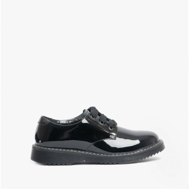 Start-Rite IMPACT Girls Leather Lace Up School Shoes Patent Black

 Upper Material: Leather

Lining Material: Textile

Sole Material: Synthetic

Closure/Fastening: Lace-Up

Features: Comfort,Breathable,Adjustable

Toe Shape: Round

Shoe Width: Regular

Item Weight: 0.7 KG

Heel Height: Flat (Under 2.5cm)

Shoe Shaft Height: Low Top

Shoe Style: School

Gift Boxed: No
Product Code: 3518_3