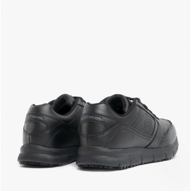 Skechers Work NAMPA SR Mens Slip Resistant Trainers Blacktrong&gt; Upper Material: Synthetic
Lining Material: Fabric
Sole Material: Rubber
Closure/Fastening: Lace-Up
Features: Slip Resistant
Toe Shape: Round
Shoe Width: Regular
Item Weight: 0.76 KG
Heel Height: Flat (Under 2.5cm)
Trainer Style: Occupational/Non-Safety Trainers
Safety Features: Fuel/Oil Resistant Sole,Slip Resistant Sole
Safety Standard: EN ISO 20347:2012Product Code: 77156EC/BLK
 Upper Material: Synthetic
Lining Material: Fabric
Sole Material: Rubber
Closure/Fastening: Lace-Up
Features: Slip Resistant
Toe Shape: Round
Shoe Width: Regular
Item Weight: 1.184 KG
Heel Height: Flat (Under 2.5cm)
Trainer Style: Occupational/Non-Safety Trainers
Safety Features: Fuel/Oil Resistant Sole,Slip Resistant Sole
Safety Standard: EN ISO 20347:2012Product Code: 77156EC/BLK
 Upper Material: Synthetic
Lining Material: Fabric
Sole Material: Rubber
Closure/Fastening: Lace-Up
Features: Slip Resistant
Toe Shape: Round
Shoe Width: Regular
Item Weight: 1.144 KG
Heel Height: Flat (Under 2.5cm)
Trainer Style: Occupational/Non-Safety Trainers
Safety Features: Fuel/Oil Resistant Sole,Slip Resistant Sole
Safety Standard: EN ISO 20347:2012Product Code: 77156EC/BLK
 Upper Material: Synthetic
Lining Material: Fabric
Sole Material: Rubber
Closure/Fastening: Lace-Up
Features: Slip Resistant
Toe Shape: Round
Shoe Width: Regular
Item Weight: 0.76 KG
Heel Height: Flat (Under 2.5cm)
Trainer Style: Occupational/Non-Safety Trainers
Safety Features: Fuel/Oil Resistant Sole,Slip Resistant Sole
Safety Standard: EN ISO 20347:2012Product Code: 77156EC/BLK
 Upper Material: Synthetic
Lining Material: Fabric
Sole Material: Rubber
Closure/Fastening: Lace-Up
Features: Slip Resistant
Toe Shape: Round
Shoe Width: Regular
Item Weight: 1.236 KG
Heel Height: Flat (Under 2.5cm)
Trainer Style: Occupational/Non-Safety Trainers
Safety Features: Fuel/Oil Resistant Sole,Slip Resistant Sole
Safety Standard: EN ISO 20347:2012Product Code: 77156EC/BLK
 Upper Material: Synthetic
Lining Material: Fabric
Sole Material: Rubber
Closure/Fastening: Lace-Up
Features: Slip Resistant
Toe Shape: Round
Shoe Width: Regular
Item Weight: 1.288 KG
Heel Height: Flat (Under 2.5cm)
Trainer Style: Occupational/Non-Safety Trainers
Safety Features: Fuel/Oil Resistant Sole,Slip Resistant Sole
Safety Standard: EN ISO 20347:2012Product Code: 77156EC/BLK
 Upper Material: Synthetic
Lining Material: Fabric
Sole Material: Rubber
Closure/Fastening: Lace-Up
Features: Slip Resistant
Toe Shape: Round
Shoe Width: Regular
Item Weight: 0.76 KG
Heel Height: Flat (Under 2.5cm)
Trainer Style: Occupational/Non-Safety Trainers
Safety Features: Fuel/Oil Resistant Sole,Slip Resistant Sole
Safety Standard: EN ISO 20347:2012Product Code: 77156EC/BLK
 Upper Material: Synthetic
Lining Material: Fabric
Sole Material: Rubber
Closure/Fastening: Lace-Up
Features: Slip Resistant
Toe Shape: Round
Shoe Width: Regular
Item Weight: 1.332 KG
Heel Height: Flat (Under 2.5cm)
Trainer Style: Occupational/Non-Safety Trainers
Safety Features: Fuel/Oil Resistant Sole,Slip Resistant Sole
Safety Standard: EN ISO 20347:2012Product Code: 77156EC/BLK
 Upper Material: Synthetic
Lining Material: Fabric
Sole Material: Rubber
Closure/Fastening: Lace-Up
Features: Slip Resistant
Toe Shape: Round
Shoe Width: Regular
Item Weight: 1.464 KG
Heel Height: Flat (Under 2.5cm)
Trainer Style: Occupational/Non-Safety Trainers
Safety Features: Fuel/Oil Resistant Sole,Slip Resistant Sole
Safety Standard: EN ISO 20347:2012Product Code: 77156EC/BLK
 Upper Material: Synthetic
Lining Material: Fabric
Sole Material: Rubber
Closure/Fastening: Lace-Up
Features: Slip Resistant
Toe Shape: Round
Shoe Width: Regular
Item Weight: 1.432 KG
Heel Height: Flat (Under 2.5cm)
Trainer Style: Occupational/Non-Safety Trainers
Safety Features: Fuel/Oil Resistant Sole,Slip Resistant Sole
Safety Standard: EN ISO 20347:2012Product Code: 77156EC/BLK
 Upper Material: Synthetic
Lining Material: Fabric
Sole Material: Rubber
Closure/Fastening: Lace-Up
Features: Slip Resistant
Toe Shape: Round
Shoe Width: Regular
Item Weight: 0.76 KG
Heel Height: Flat (Under 2.5cm)
Trainer Style: Occupational/Non-Safety Trainers
Safety Features: Fuel/Oil Resistant Sole,Slip Resistant Sole
Safety Standard: EN ISO 20347:2012Product Code: 77156EC/BLK