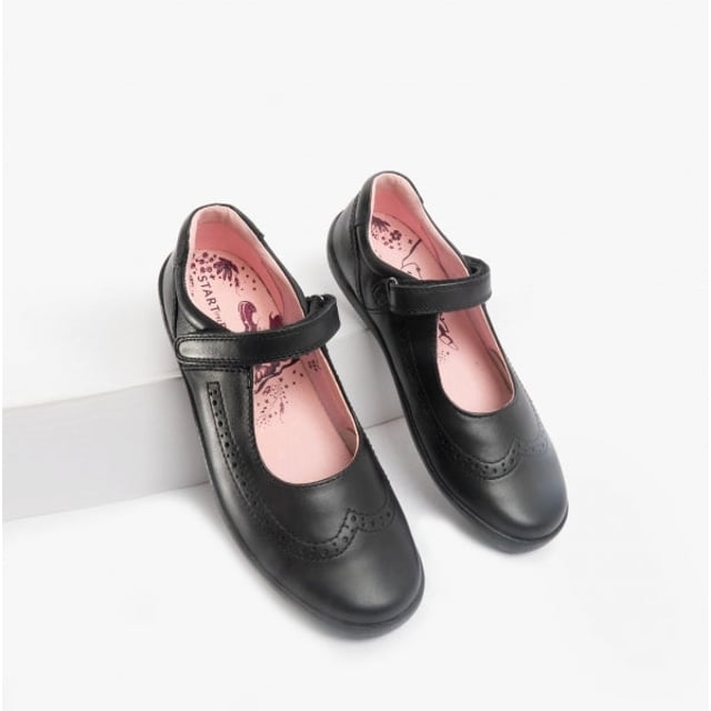 Start-Rite SPIRIT Girls Leather Mary Jane School Shoes Black

 Upper Material: Leather

Lining Material: Leather

Sole Material: Synthetic

Closure/Fastening: Touch Fasten

Features: Breathable,Adjustable Strap

Toe Shape: Round

Shoe Width: Regular

Item Weight: 0.4 KG

Heel Height: Flat (Under 2.5cm)

Shoe Style: Mary Jane

Gift Boxed: No
Product Code: 2802_7