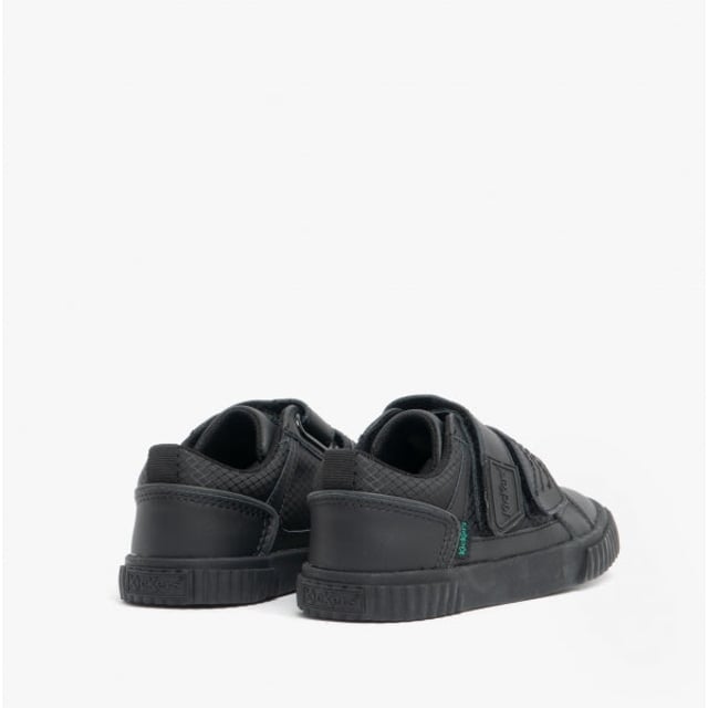Kickers TOVNI TWIN FLEX Boys Leather School Shoes Black

 Upper Material: Leather

Lining Material: Synthetic

Sole Material: Rubber

Closure/Fastening: Touch Fasten

Features: Comfort,Breathable,Adjustable Strap

Toe Shape: Round

Shoe Width: Regular

Item Weight: 0.42 KG

Heel Height: Flat (Under 2.5cm)

Shoe Shaft Height: Low Top

Shoe Style: School

Gift Boxed: No
Product Code: 116244