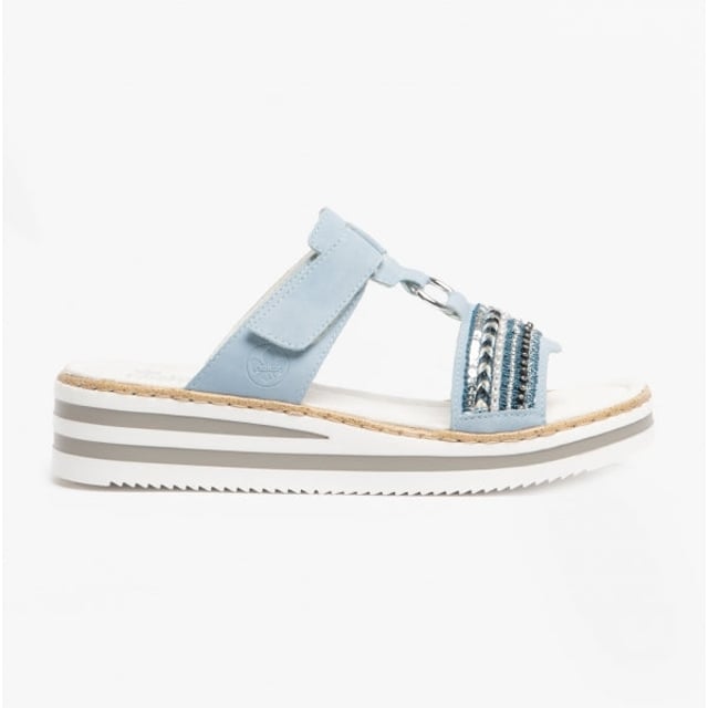Rieker V02M6-10 Ladies Wedge Sandals Blue

 Upper Material: Synthetic

Lining Material: Synthetic

Sole Material: Polyurethane

Closure/Fastening: Touch Fasten

Features: Comfort

Toe Shape: Round

Shoe Width: Regular

Item Weight: 0.5 KG

Heel Height: Flat (Under 2.5cm)

Sandal Style: Sandals

Gift Boxed: No
Product Code: V02M6-10