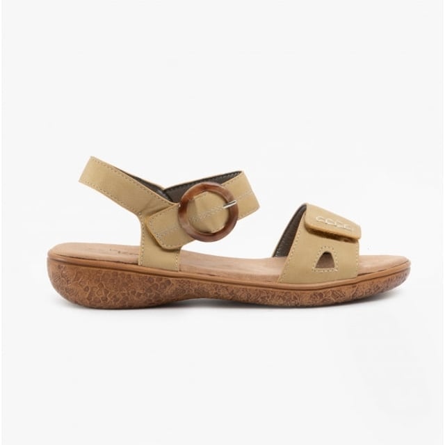 Dr Keller JOAN Ladies Strappy Sandals Beige

 Upper Material: Faux Leather

Lining Material: Synthetic

Sole Material: Synthetic

Closure/Fastening: Touch Fasten

Features: Lightweight,Comfort,Adjustable Strap

Toe Shape: Round

Shoe Width: Regular

Item Weight: 0.3 KG

Heel Height: Flat (Under 2.5cm)

Sandal Style: Sandals

Gift Boxed: No
Product Code: A8569-BEI